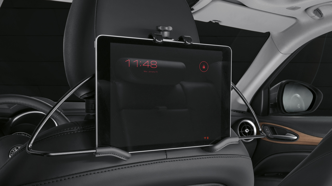 Front Headrest Tablet Holder
